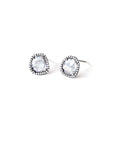 nebula diamond slice stud earrings