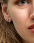 diamond quill studs