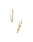 medium diamond quill studs