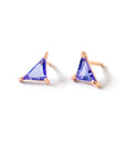 geo tanzanite studs