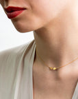 mirrored kite necklace