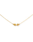 mirrored kite necklace