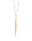 diamond quill pendant