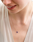 geo tanzanite necklace