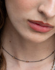 brown diamond briolette necklace