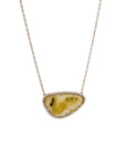 nebula diamond slice necklace
