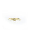 18k yellow gold / kernel pavé totem stacking rings