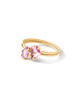 portrait-cut spinel stacking rings