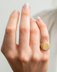 diamond signet ring