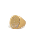 diamond signet ring