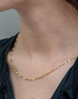 brilliant-cut fancy diamond chain