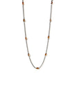 brown diamond briolette necklace