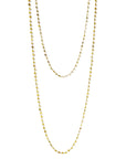 yellow diamond bead necklace