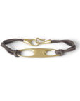 bronze double void id bracelet