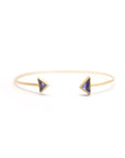 geo tanzanite cuff