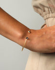 geo tanzanite cuff