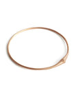 14k rose gold swell bangle