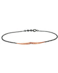 14k rose gold mirror arpent bracelet