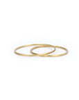 14k yellow gold / 5 simple dainty ring, carla caruso