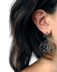 arabesque dangle earrings