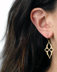 arabesque star earrings