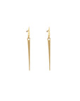 18k yellow gold / medium mirror point dangle earrings