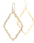 14k yellow gold portail dangle earrings