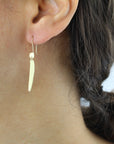 totem drop earrings