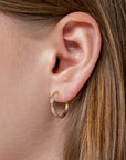 sarah diamond hoops