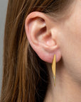 pavé long shard studs