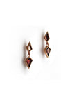 mirror spinel dangle earrings