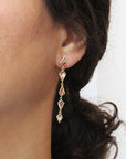  spinel cascade earrings