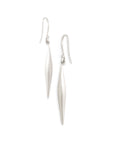 sterling silver - large swell dangle earrings