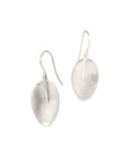 sterling silver / large petal and point earrings