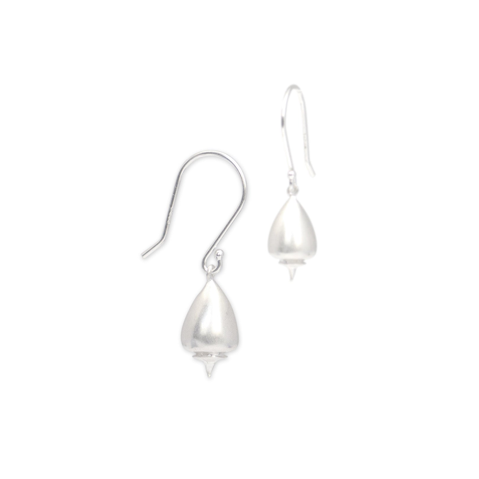 sterling silver plomb drop earrings