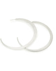 sterling silver major eclipse hoops