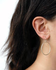  "o" drop earrings