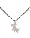 goat / sterling silver / oxidized silver chinese zodiac charms