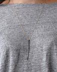 curved stake pendant