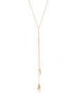 14k yellow gold ankole tassle sautoir