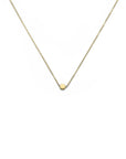 18k yellow gold / dot tiny totem necklace