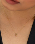 raw gold necklace