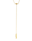 raw gold sautoir