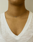 horizontal shard necklace