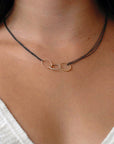 small "o" trinity necklace