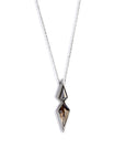  mirrored kite diamond necklace