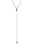 diamond marquis and pear plunge necklace