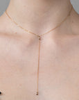 diamond marquis and pear plunge necklace
