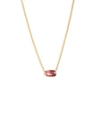 pink sapphire necklace