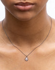 diamond slice necklace